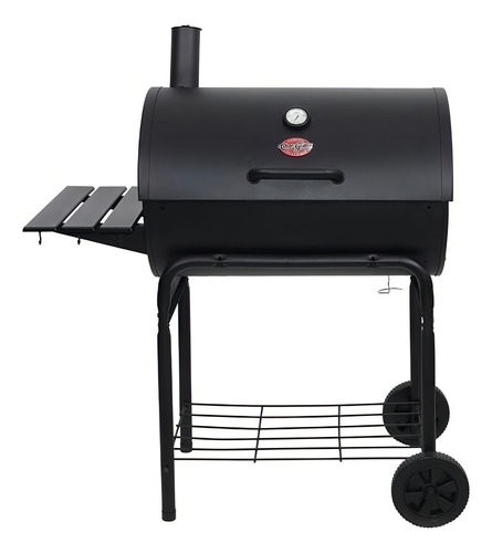 Parrilla móvil Char-Griller Pro Deluxe 1.067m de ancho 1.27m de alto 73.7cm de profundidad negra