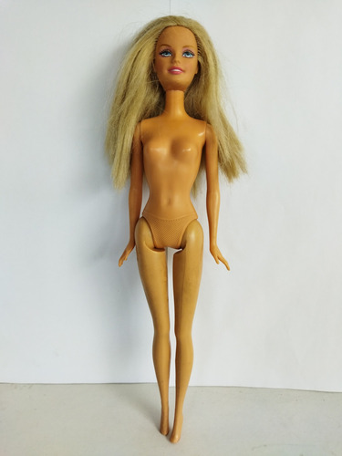 Barbie Flexible Rubio Claro Cabello Lacio A La Cintura 1999