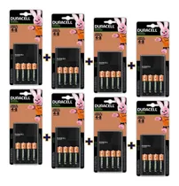 Comprar 8 Cargadores Pila Recargable Duracell Aa\u002Faaa +32 Baterias Aa