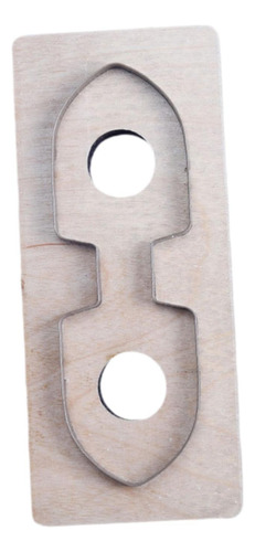 Troquel De Corte De Cuero De Madera Llaveros Estilo B