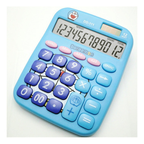 Calculadora De Desenhos Animados Hnhn De 12 Dígitos Clear Ea