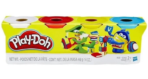 Masa Set X4 Play Doh Colores Surtidos Hasbro B5517