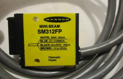 New Banner Sm312fp Fiber Optic Sensor Ccg
