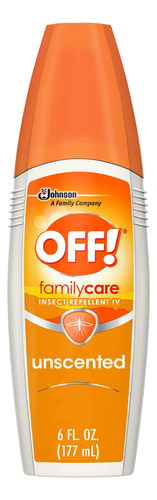 Off! Familycare Repelente De Insectos Y Mosquitos Spritz Sin