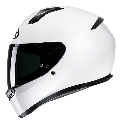 Casco para moto HJC Helmets C10  blanco brillante liso talle XL 
