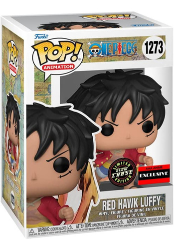 Funko Pop One Piece Red Hawk Luffy Exclusivo Chase 