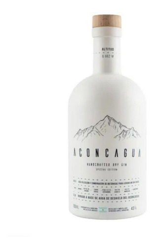 Gin Aconcagua Cardamomo & Lemongrass Dry X750cc Edicion Esp.