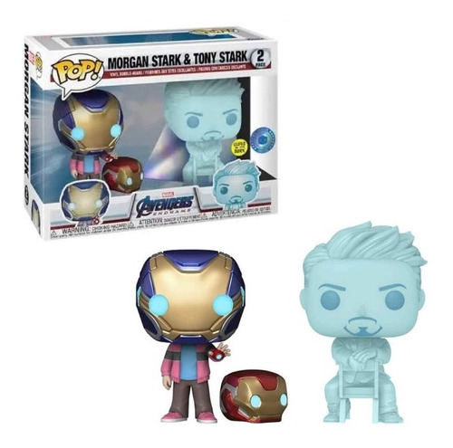 Funko Pop Marvel - Morgan Stark Y Tony Stark #2 Pack