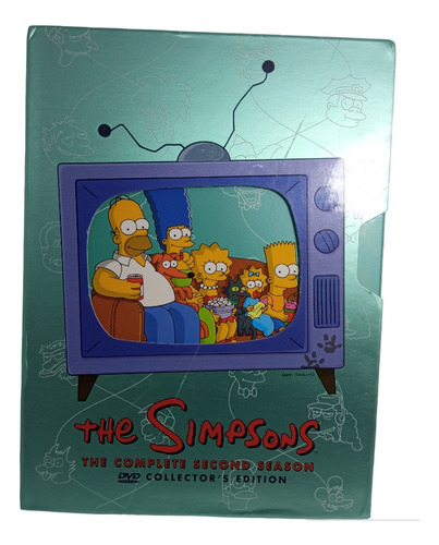 Los Simpson Segunda Temporada 4 Discos En Inglés 