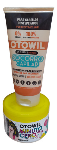 Otowil Kit- Baño De Crema Minuto Cero X250gr + Socorro Pomo