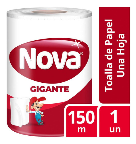 Papel Nova Gigante 150mt (1 Unidad)-super