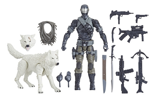 G. I. Joe Wolf Classified Series Snake Eyes & Timber Figura