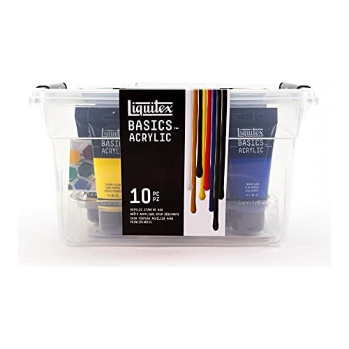 Juego De Pintura Acrílica Basics, 9 X 75 Ml (2.4 Oz), ...