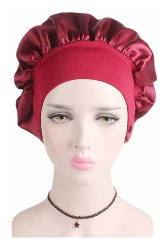 Gorro Satin Antifrizz Dormir Cabello  Rizado Mujer Largo