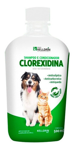 Shampoo Clorexidina Cachorro Pet 5 Em 1 Kelldrin 500ml Cães Fragrância CÃES E GATOS