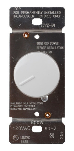 Dimmer U72 60 Wats Chesterwood Blanco