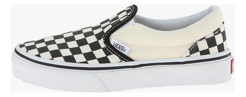 Tenis Vans Slip-on Checkerboard Niños Negros