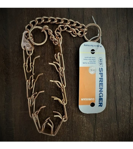 Imagem 5 de 5 de Coleira Herm Sprenger Curogan Anel O 2,25mm 41cm Prong Colar