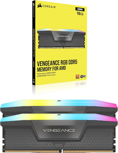 Memoria Ddr5 Rgb Corsair Vengeance De 32 Gb (2 X 16 Gb) 6...