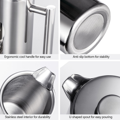 Cafetera Con Aislamiento De Doble Pared, 350 Ml/800 Ml/1000