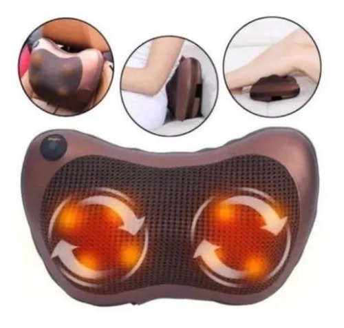 Almohada Masajeador De Espalda Y Cuello Eléctrico