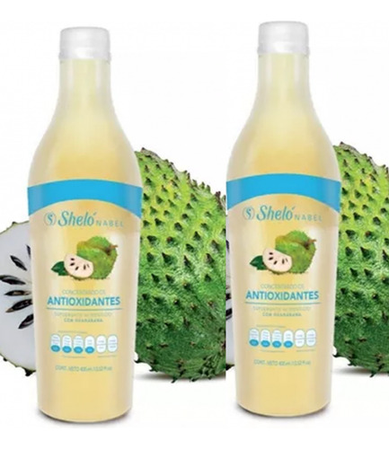 Concentrado De Antioxidantes Con Guanabana Shelo 400 Ml 2pzs