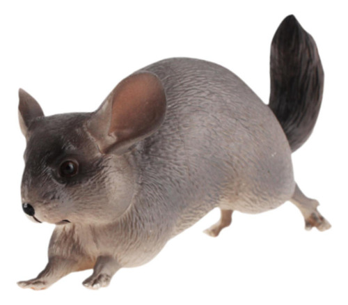 Realista Detallada Figura De Acción Pvc Modelo Chinchilla