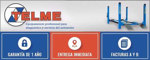 Elevador 4 Columnas 4000kg P/alinear -auto Camioneta- Telme