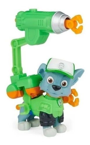 Paw Patrol Rocky Patrulla Canina Con Mecanismo Chiquilandia