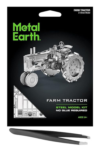 Metal Kit Modelo Metal Tractor Agrícola Con Fascinantes