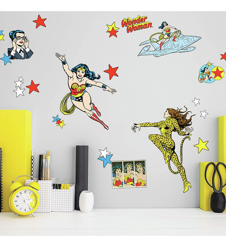 Vinilo Decorativo De Pared - Mujer Maravilla