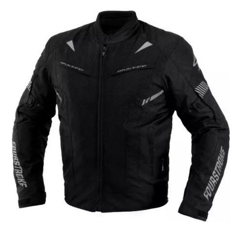 Campera Moto Impermeable Warrior 4 Four Stroke Invierno Ride