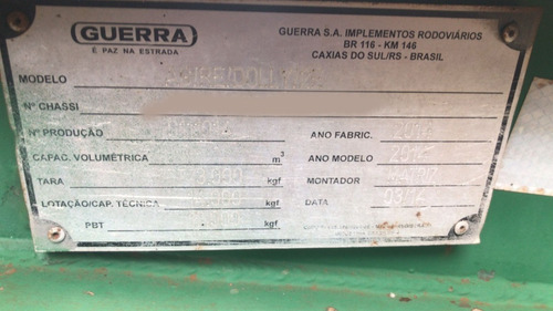 Imagem 15 de 15 de Rodocaçamba Guerra 2014 Dolly Financiamos