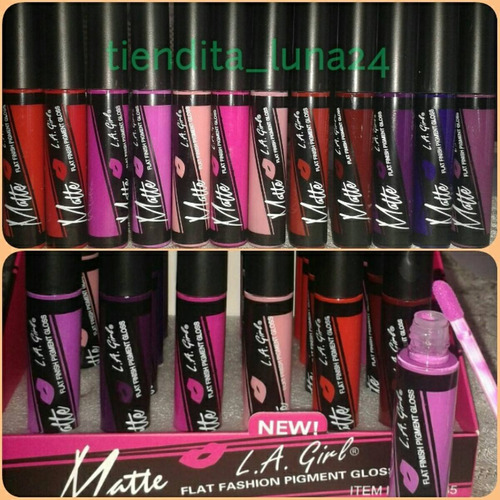 Labial Matte L.a Girl Originales Matte Mac, Lime Crime Mac