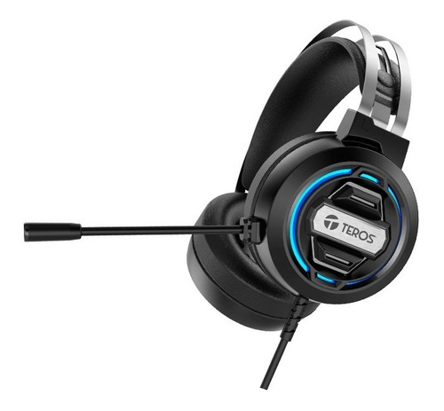 Auriculares Gaming Teros Te-8160n Estéreo, Micrófono, Conect