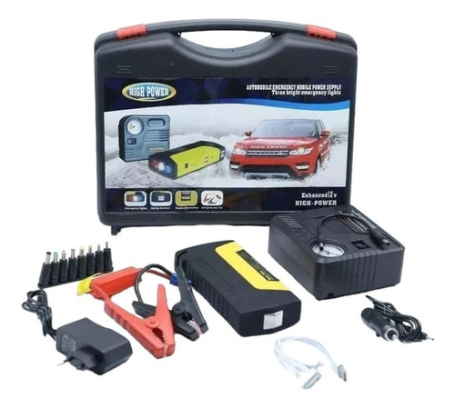 Arrancador De Emergencia Para Batería De Auto 50800mah