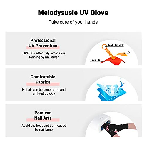 Guante De Protección Uv De Melodysusie: Protege Las Manos De