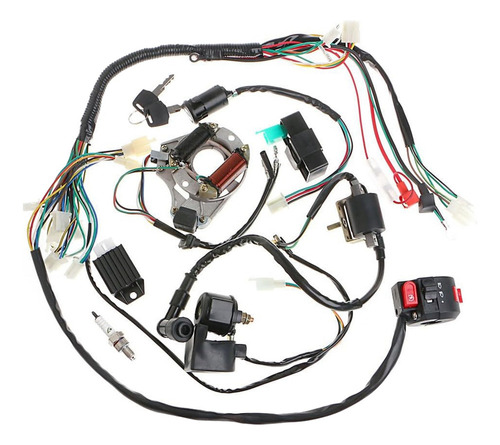 Arnés De Cableado Completo Para Vehículos 70, 90, 110 Cc, Lí