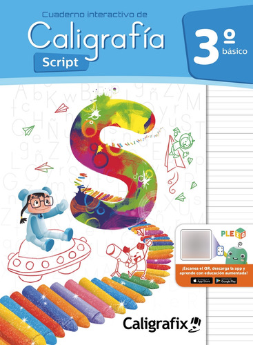 Caligrafía Script 3º Básico Primaria: , De Karla Anavalón., Vol. 1. Editorial Caligrafix, Tapa Pasta Blanda, Edición 1 En Español, 2024