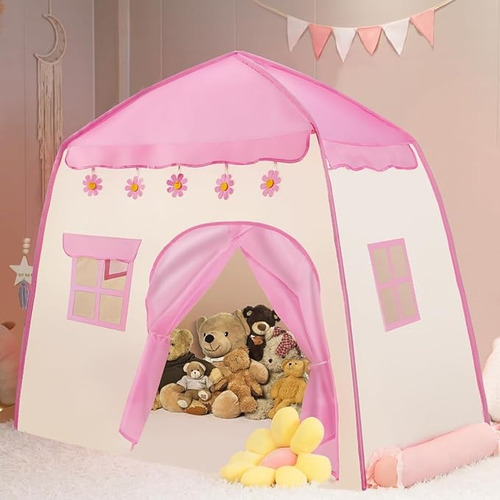 Carpa Casa Para Niñas Niños Carpa Plegable Princesa Juguete