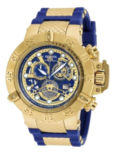 Relógio De Pulso Invicta 18527 Com Corria De Aço Inoxidável/