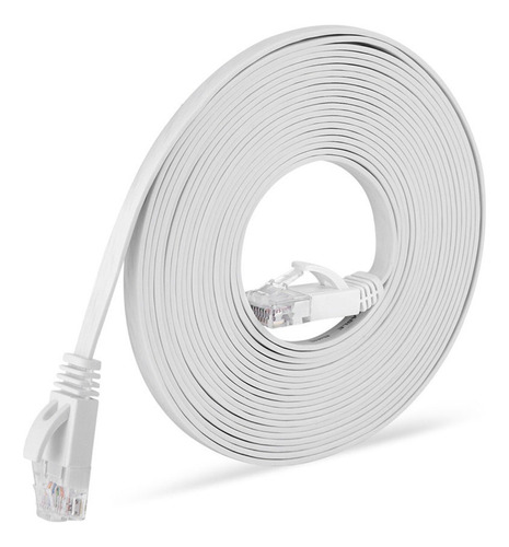 Cable Red Plano Categoria 6 Cat6 Rj45 Utp Ethernet 30 Metros