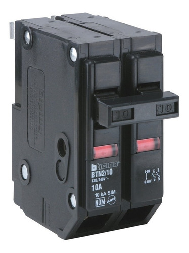 Int Termom 2x30 A, 120/240 V, 10 Ka, Montaje Enchufable