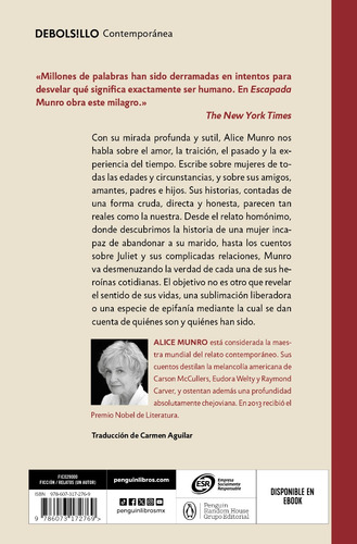 Libro Escapada Alice Munro 344 Páginas Debolsillo
