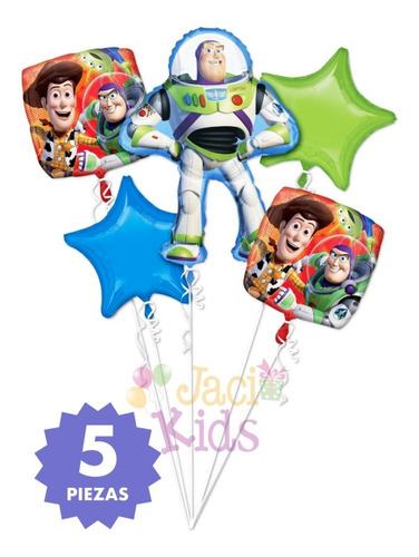 Bouquet Globos Metálicos Toy Story Artículo Fiesta - Toy0h2
