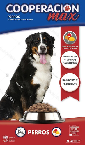 Racion Perro Adulto Cooperación Max 8 Kilos