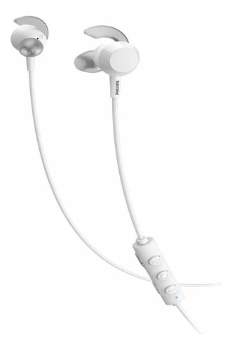 Audífonos Bluetooth In Ear Philips Tae4205 Bass, Blanco