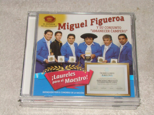 Miguel Figueroa Laureles Para El Maestro Cd Nuevo Sellado