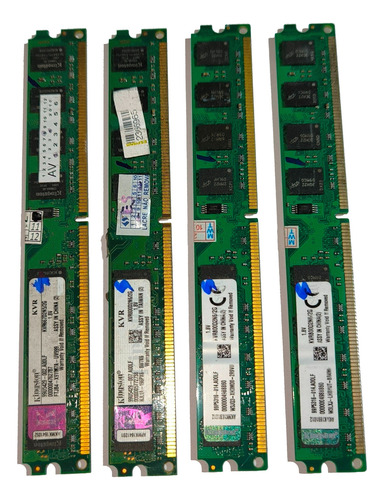 4 Memória Kingston Ddr2 2gb 800mhz Desktop (Usado)