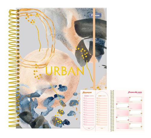 Planner Semanal Esp. 80fls Urban Azul Foroni